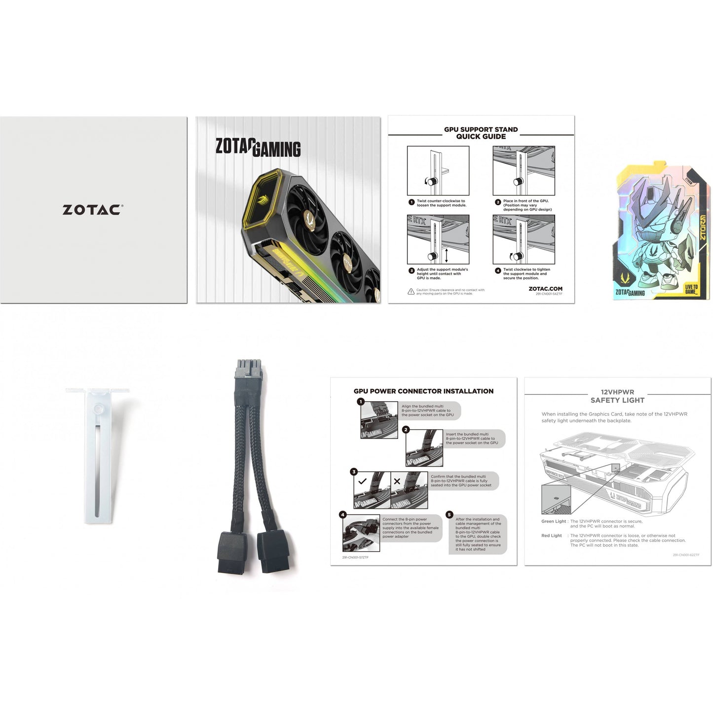 RTX 5070 12GB Zotac Gaming AMP GDDR7 3Fan white
