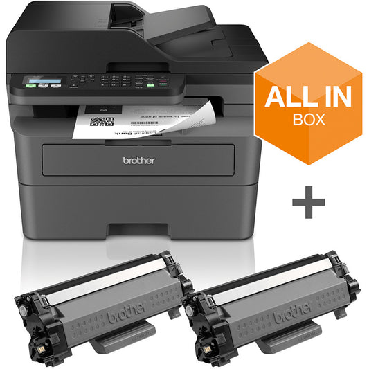 L Brother MFC-L2827DWXL S/W - Laserdrucker Multifunktionsgerät 4in1 ADF LAN WLAN