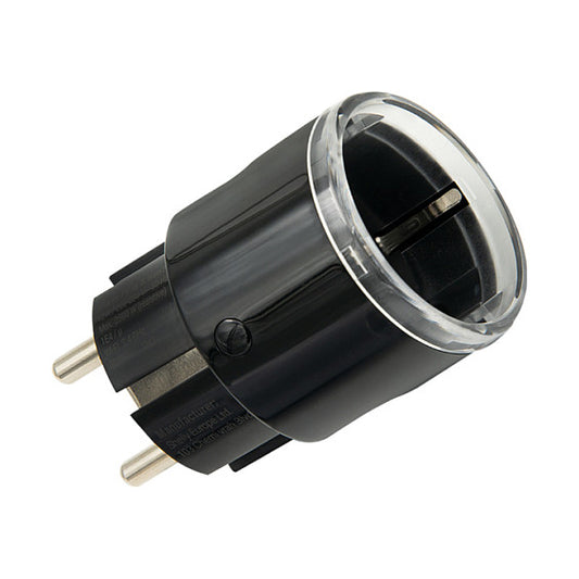 Shelly Plug & Play "Plug S Gen3 Matter" Wi-Fi Smart-Steckdose 12A Messfunktion WLAN Bluetooth schwarz