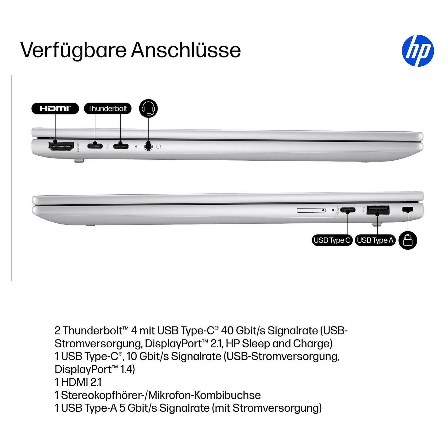 HP AI EliteBook X G1i CU5 228V/32GB/512GB/W11Pro LTE 5G silver