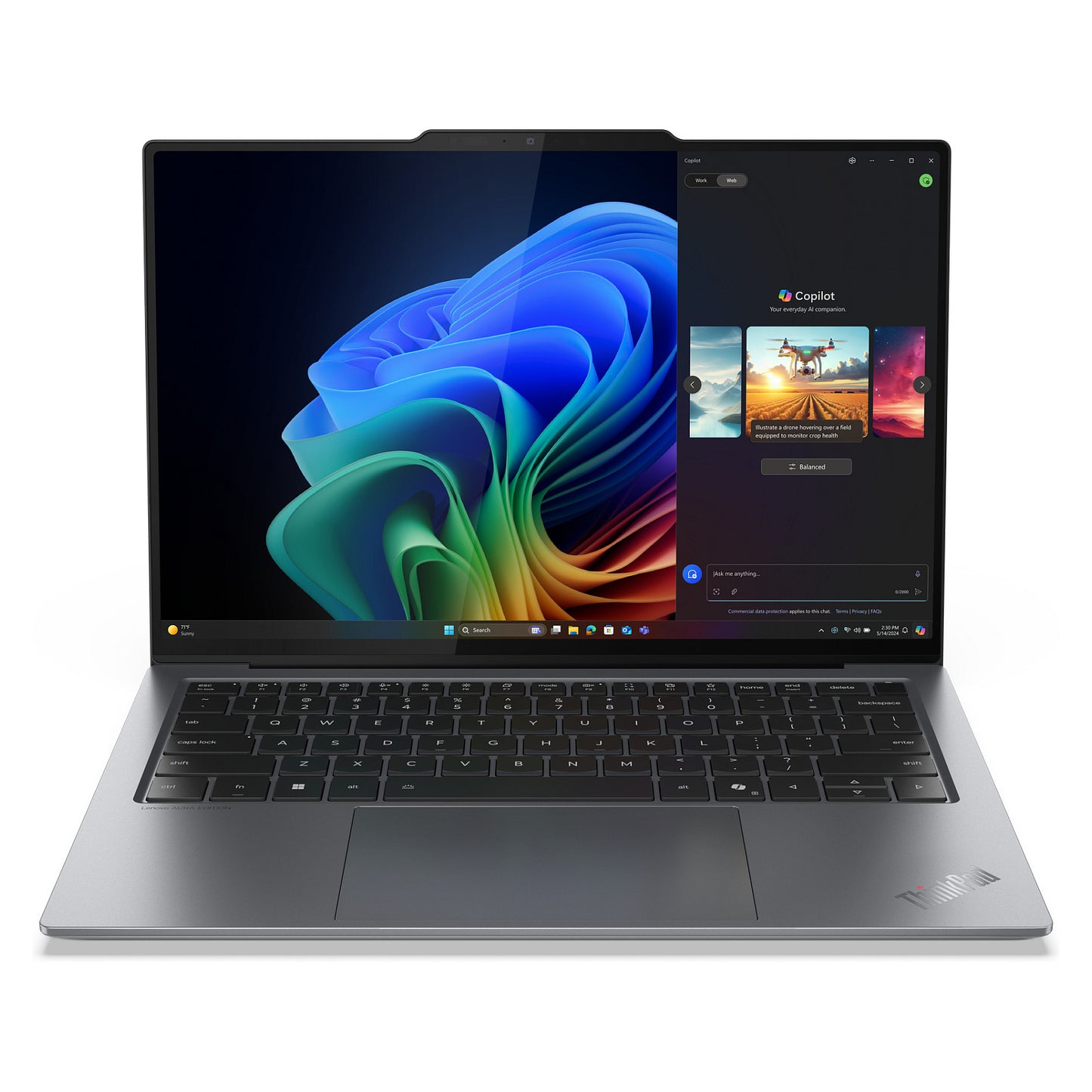 Lenovo AI ThinkPad X9-14 G1 21QA CU5 228V/32GB/512GB/W11Pro grey