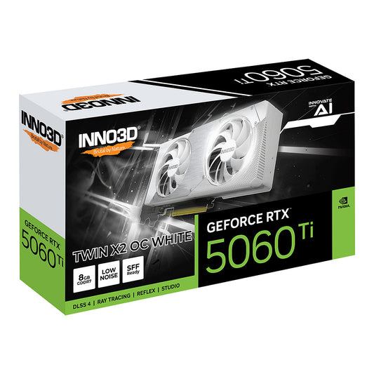 RTX 5060 Ti 8GB Inno3D Twin X2 OC GDDR7 white