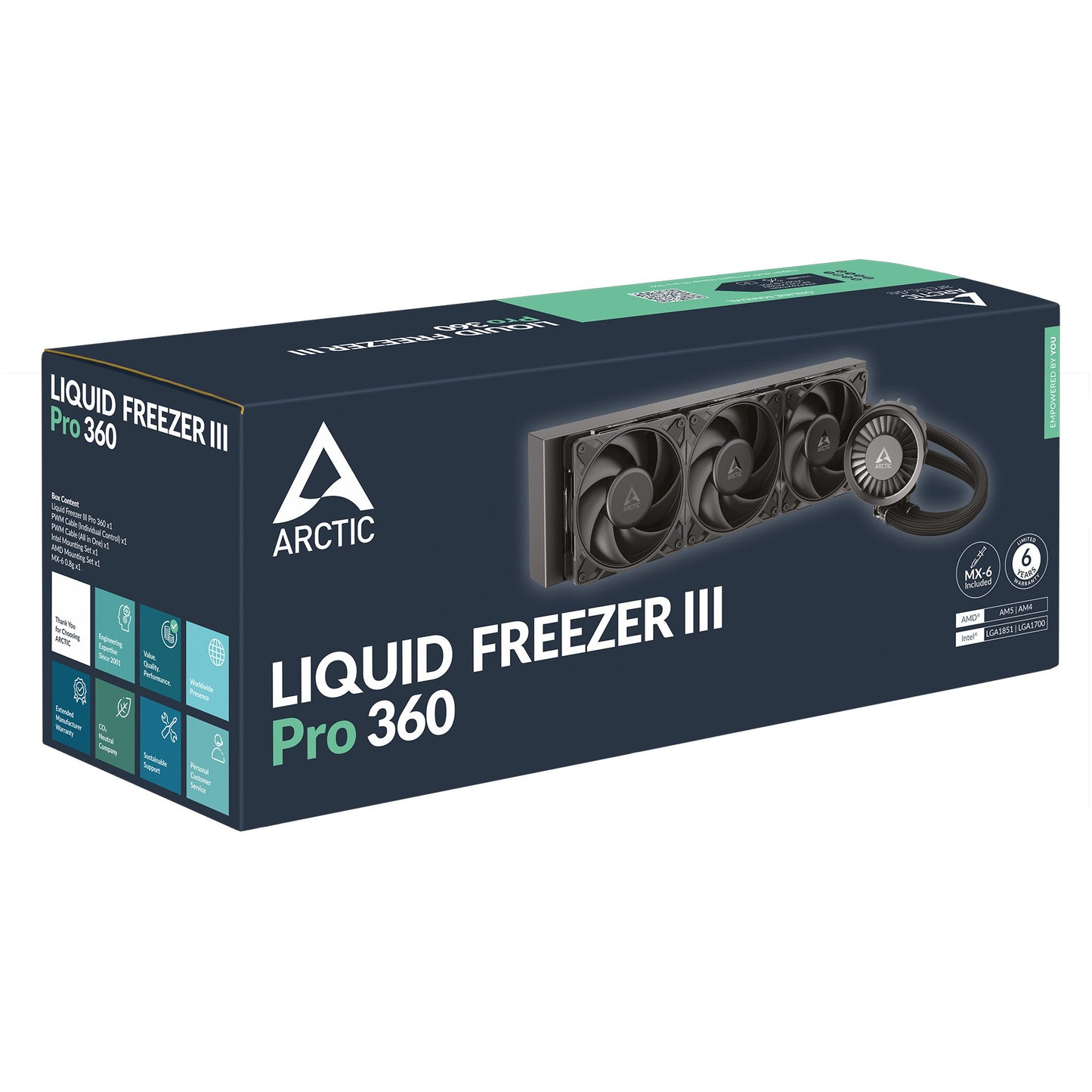 K Cooler Wasserkühlung Arctic Liquid Freezer III Pro 360 Black