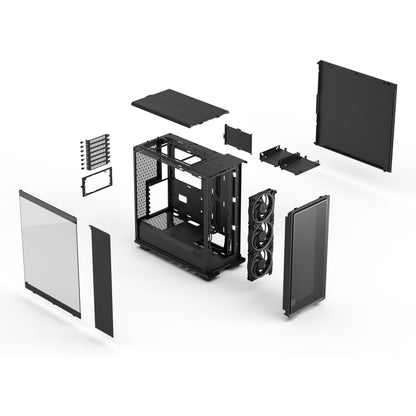 Midi Fractal Epoch Black TG RGB Light tint