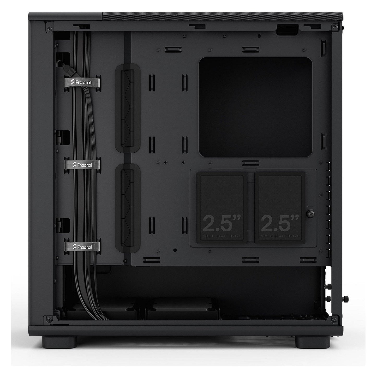 Midi Fractal Epoch Black Solid