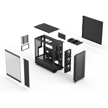 Midi Fractal Epoch Black TG Light tint