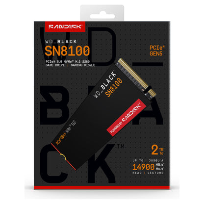M.2 2TB WD Black SN8100 NVMe PCIe 5.0 x 4