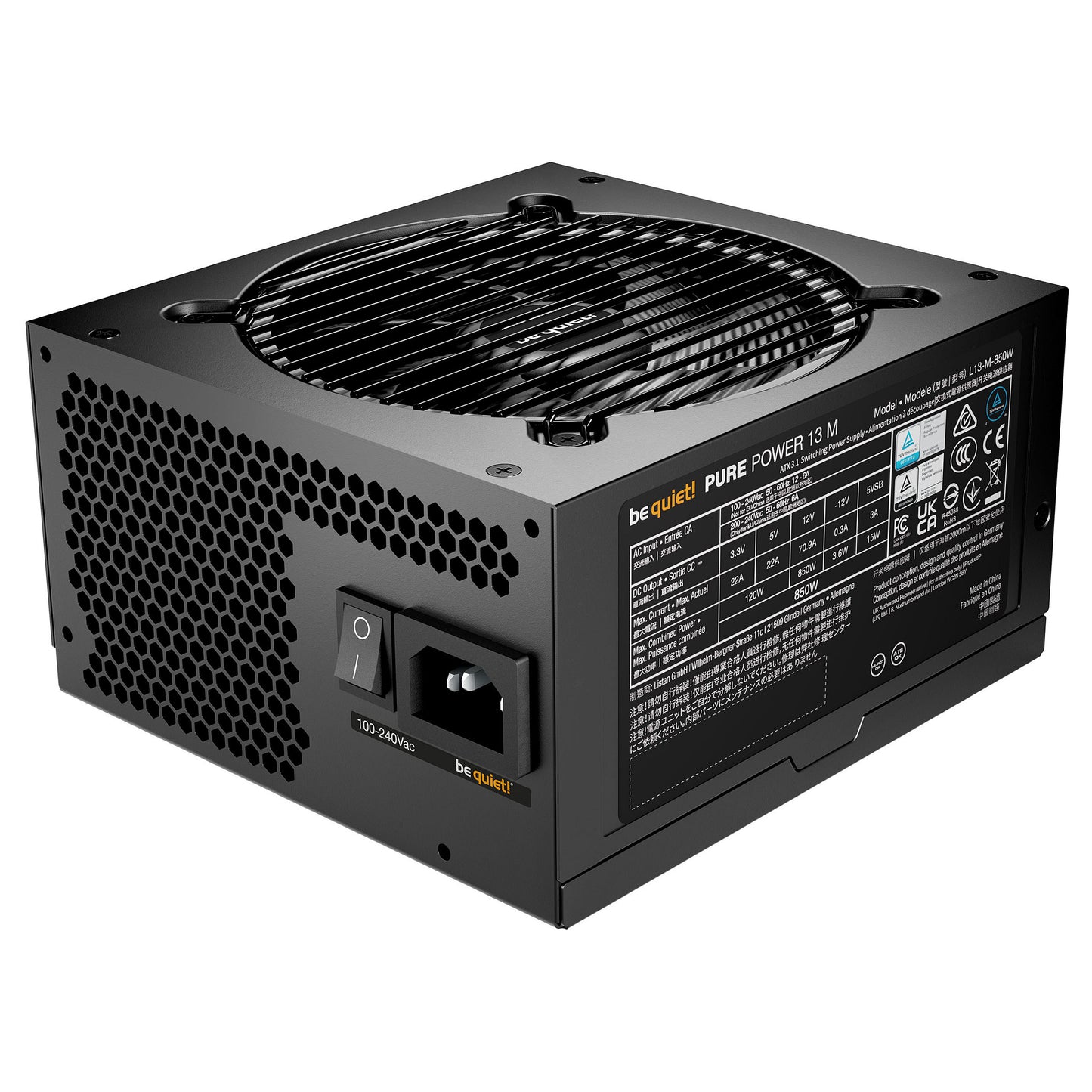 850W be quiet! PURE POWER 13 M