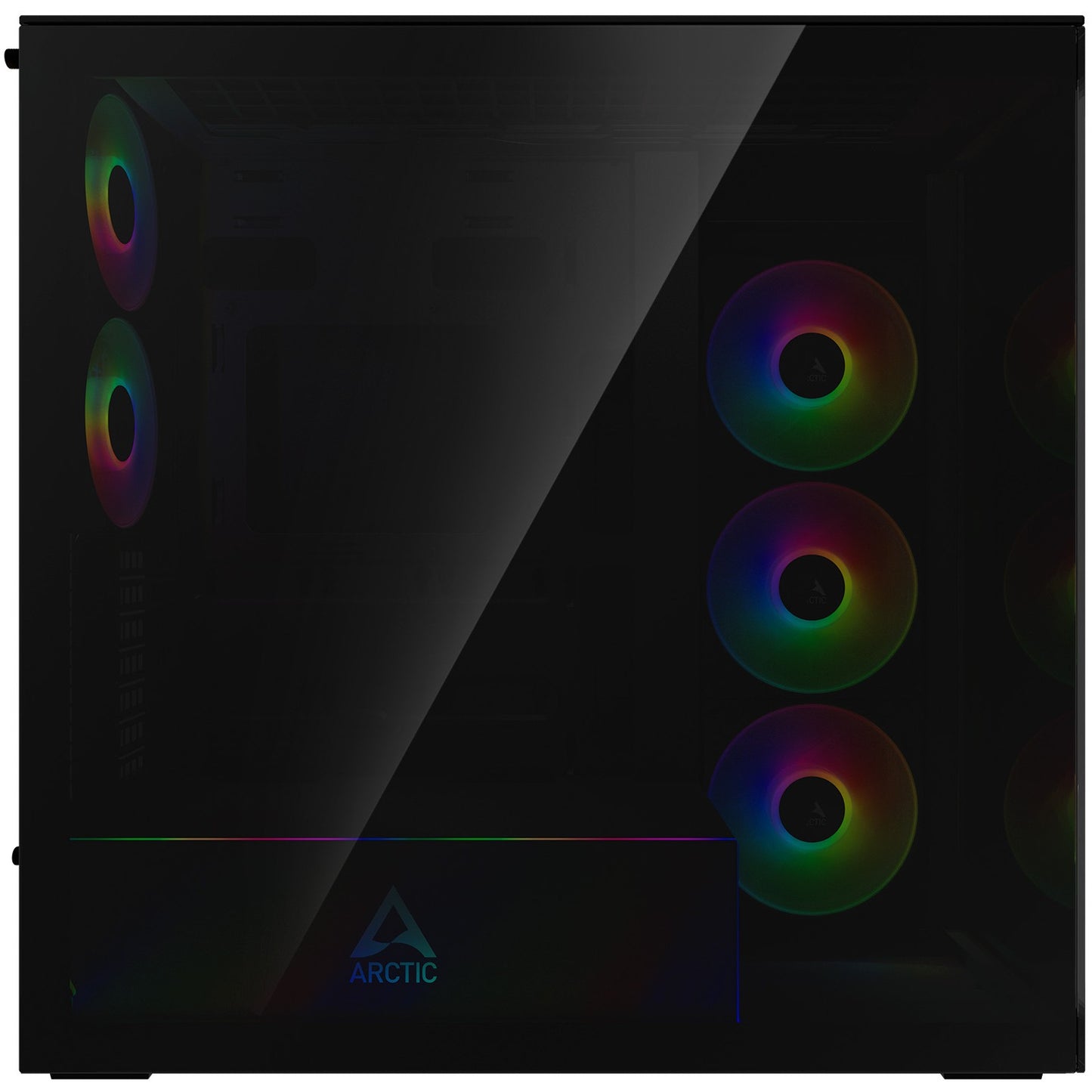 Arctic Xtender black window w/o GPU vertical mount