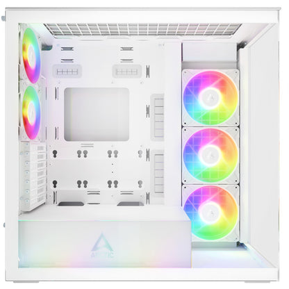 Arctic Xtender (White) transparent window w/o GPU vertical mount