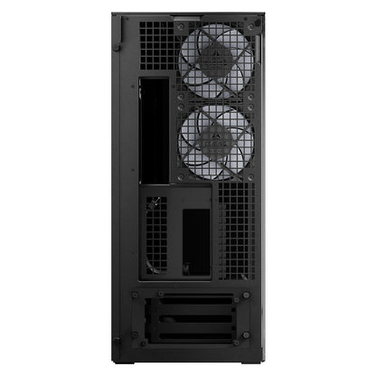 Arctic Xtender (Black) black window with GPU vertical mount