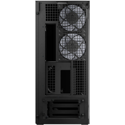 Arctic Xtender (Black) black window with GPU vertical mount