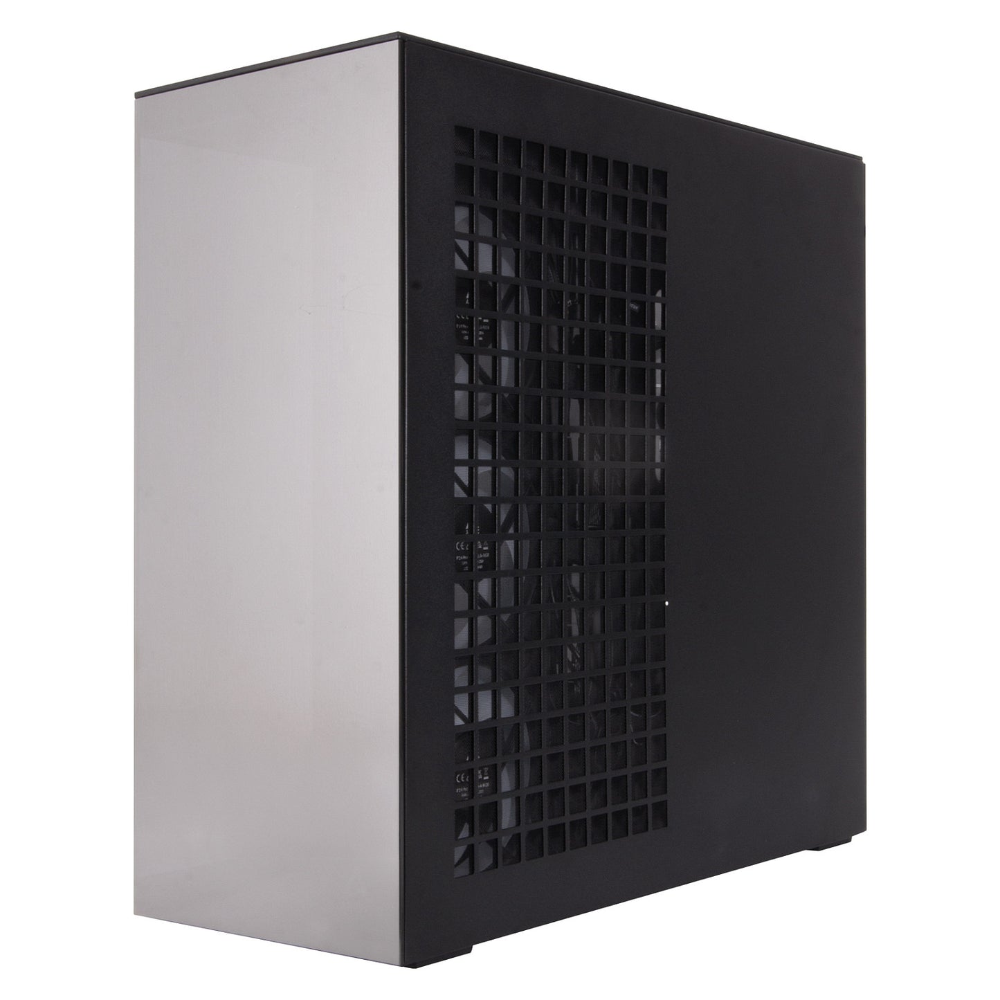 Arctic Xtender (Black) mirrow black window with GPU vertical mount
