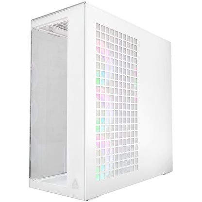 Arctic Xtender (White) transparent window with GPU vertical mount