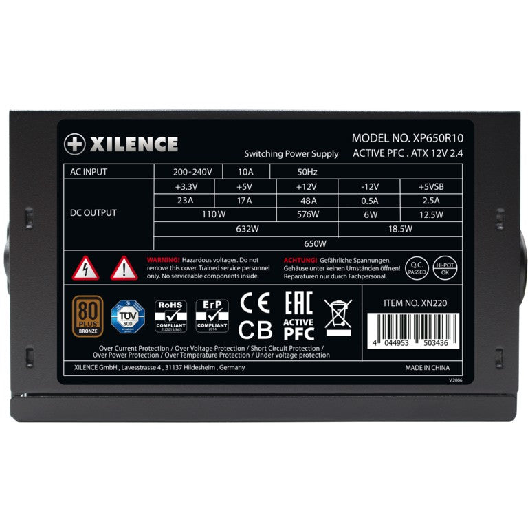 650W Xilence Gaming Bronze Series XP650R10