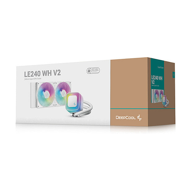 K Cooler Wasserkühlung Deepcool LE240 WH V2