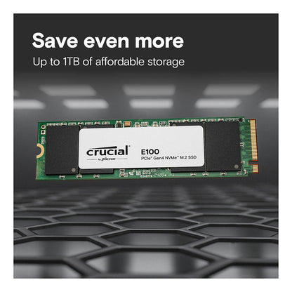 M.2 2TB Crucial E100 Gen4 2280 NVMe PCIe M.2