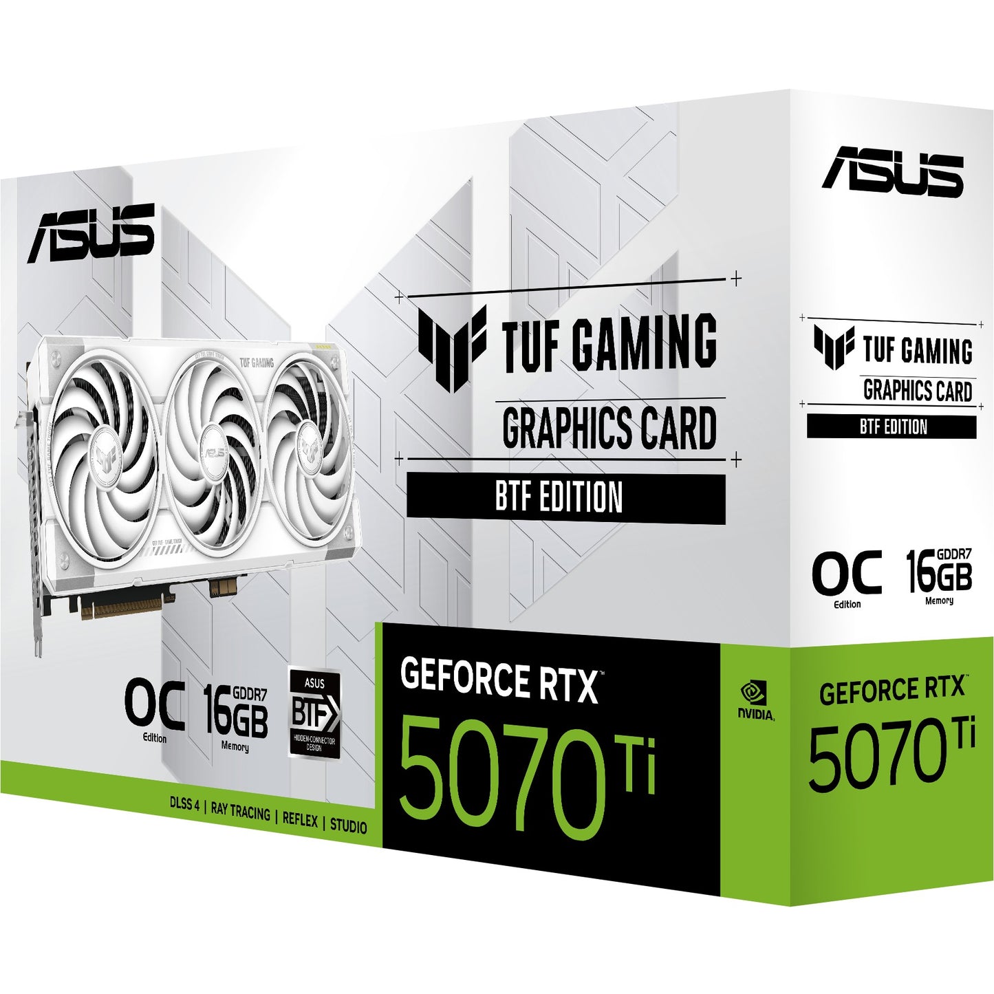 RTX 5070 TI 16GB ASUS TUF Gaming BTF OC 3 Fan white