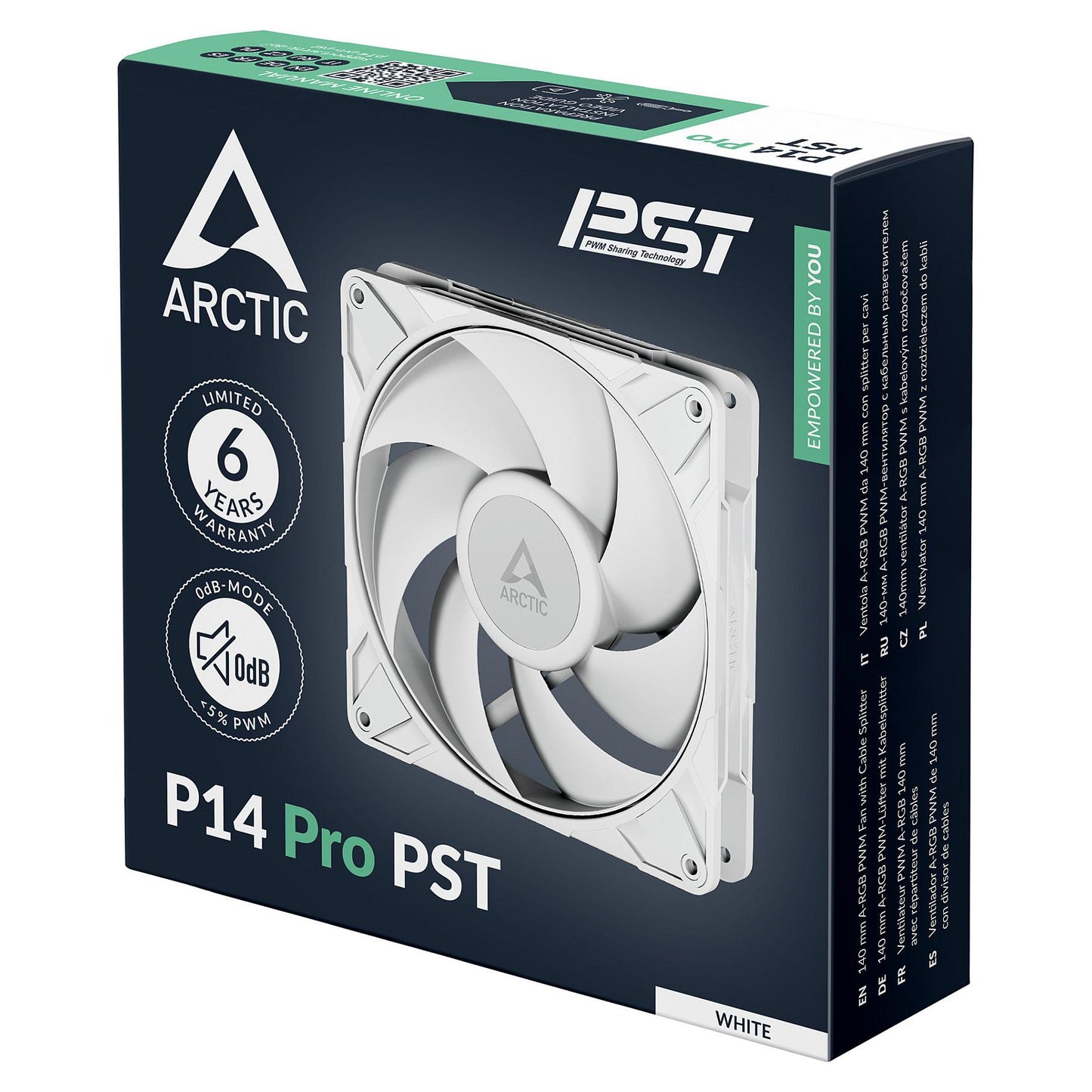 ARCTIC Lüfter P14 Pro PST (White)