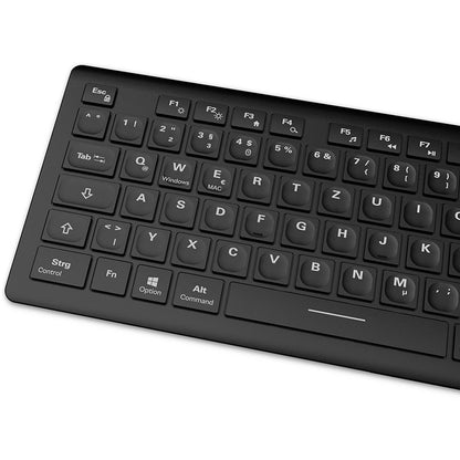 Sharkoon OfficePal K30W DE Layout Rubberdome black