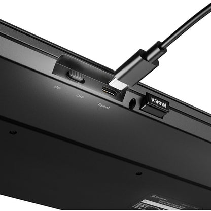 Sharkoon OfficePal K30W DE Layout Rubberdome black