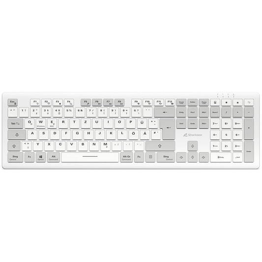 Sharkoon OfficePal K30W DE Layout Rubberdome weiß