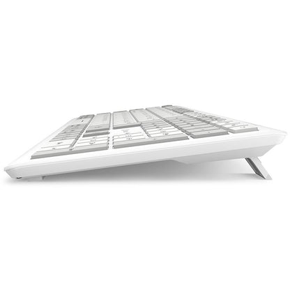 Sharkoon OfficePal K30W DE Layout Rubberdome weiß
