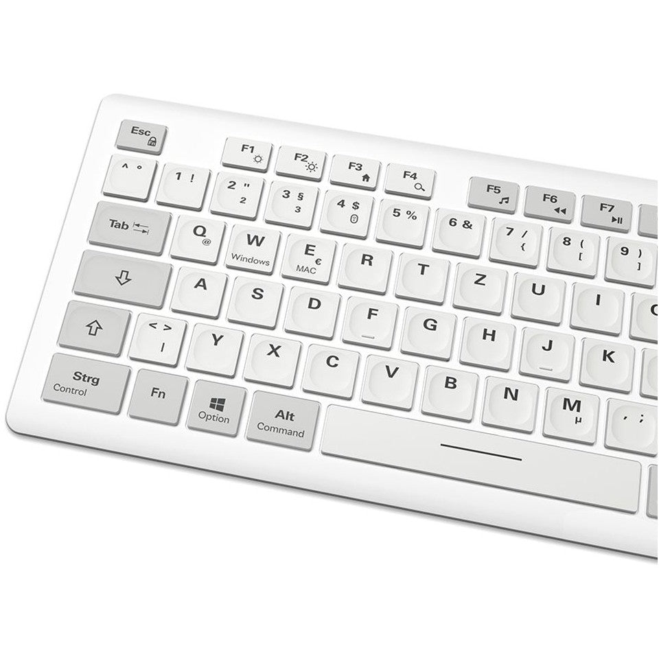Sharkoon OfficePal K30W DE Layout Rubberdome weiß