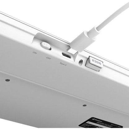 Sharkoon OfficePal K30W DE Layout Rubberdome weiß