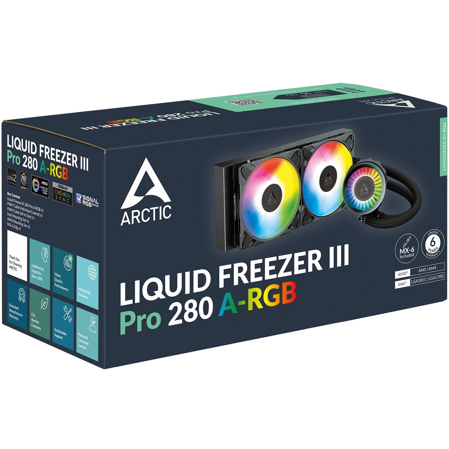 K Cooler Wasserkühlung Arctic Liquid Freezer III Pro 280 A-RGB