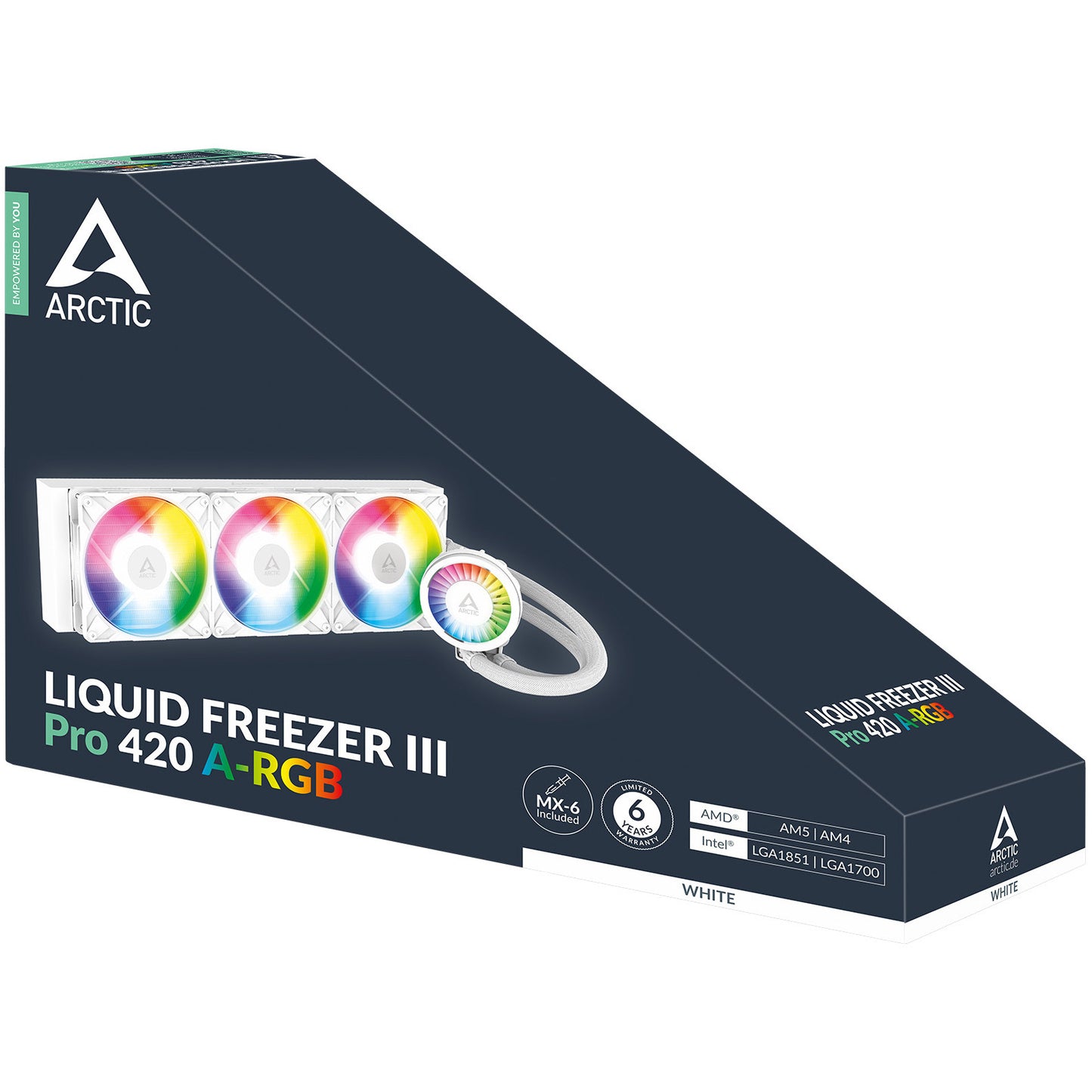 K Cooler Wasserkühlung Arctic Liquid Freezer III Pro 420 A-RGB (White)