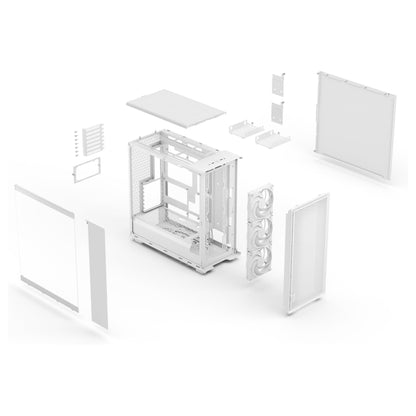 Midi Epoch XL White TG Clear tint