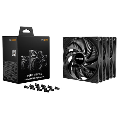 be quiet! Pure Wings 3 140mm PWM HS 3-Pack