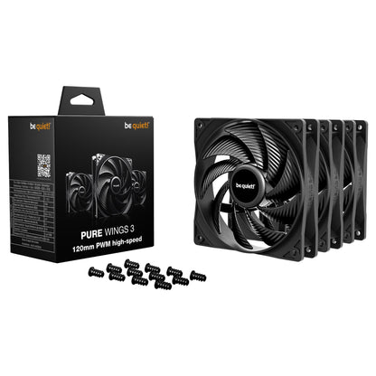be quiet! Pure Wings 3 120mm PWM HS 3-Pack