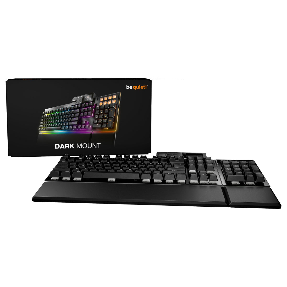 be quiet! Dark Mount Silent Tactile Gaming Tastatur USB DE RGB