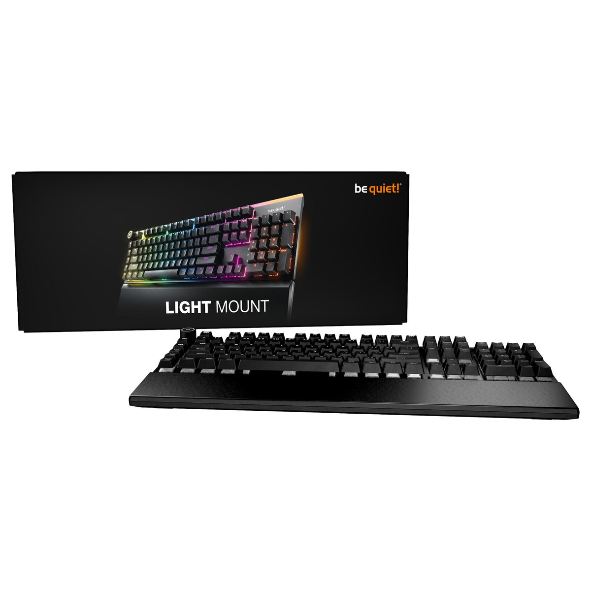 be quiet! Light Mount Silent Tactile Gaming Tastatur USB DE RGB