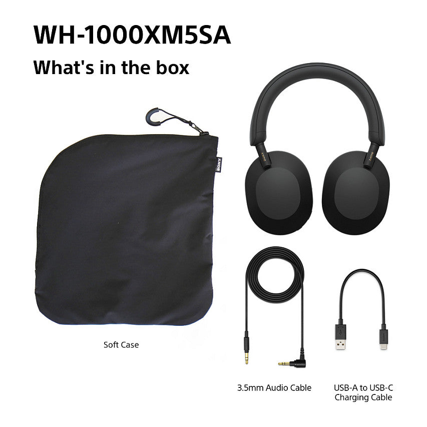 Sony WH-1000XM5SA Over-Ear Headphone black