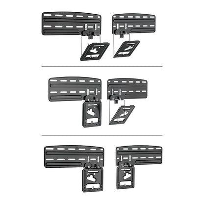 Neomounts TV Wandhalterung 43 85 Zoll ultra flach fixiert schwarz WL30 265BL1