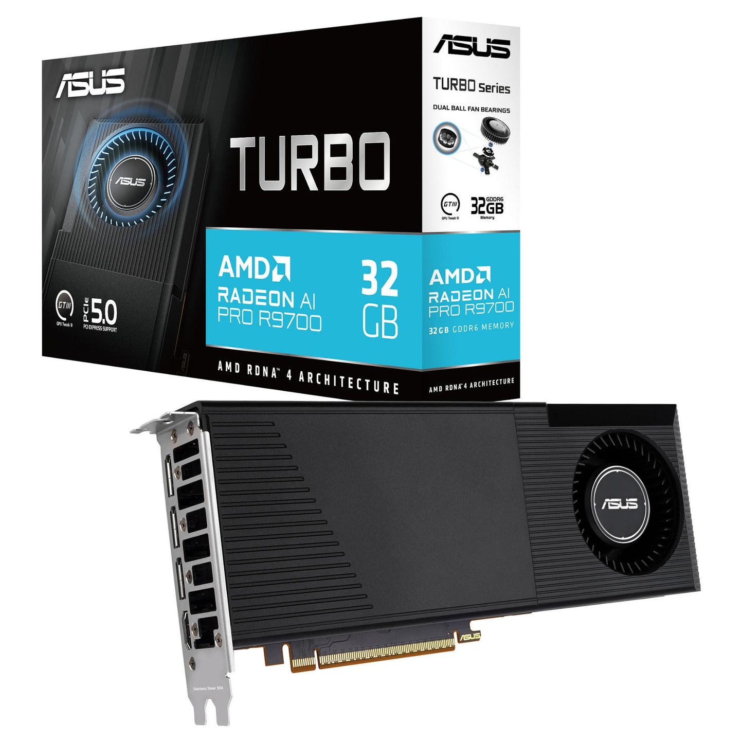 AI PRO 9700 32GB ASUS Radeon GDDR6