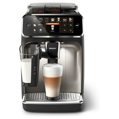 Philips 5400 Series EP5447/90 Kaffeevollautomat , Schwarz, Chrom