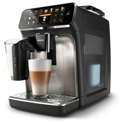 Philips 5400 Series EP5447/90 Kaffeevollautomat , Schwarz, Chrom