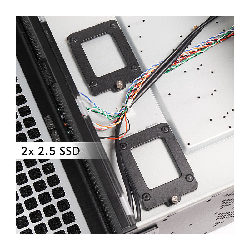 Mini Chieftec Rack-Servergehäuse UNC-409S-AIO-OP Black