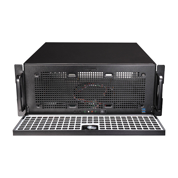 Mini Chieftec Rack-Servergehäuse UNC-409S-AIO-OP Black
