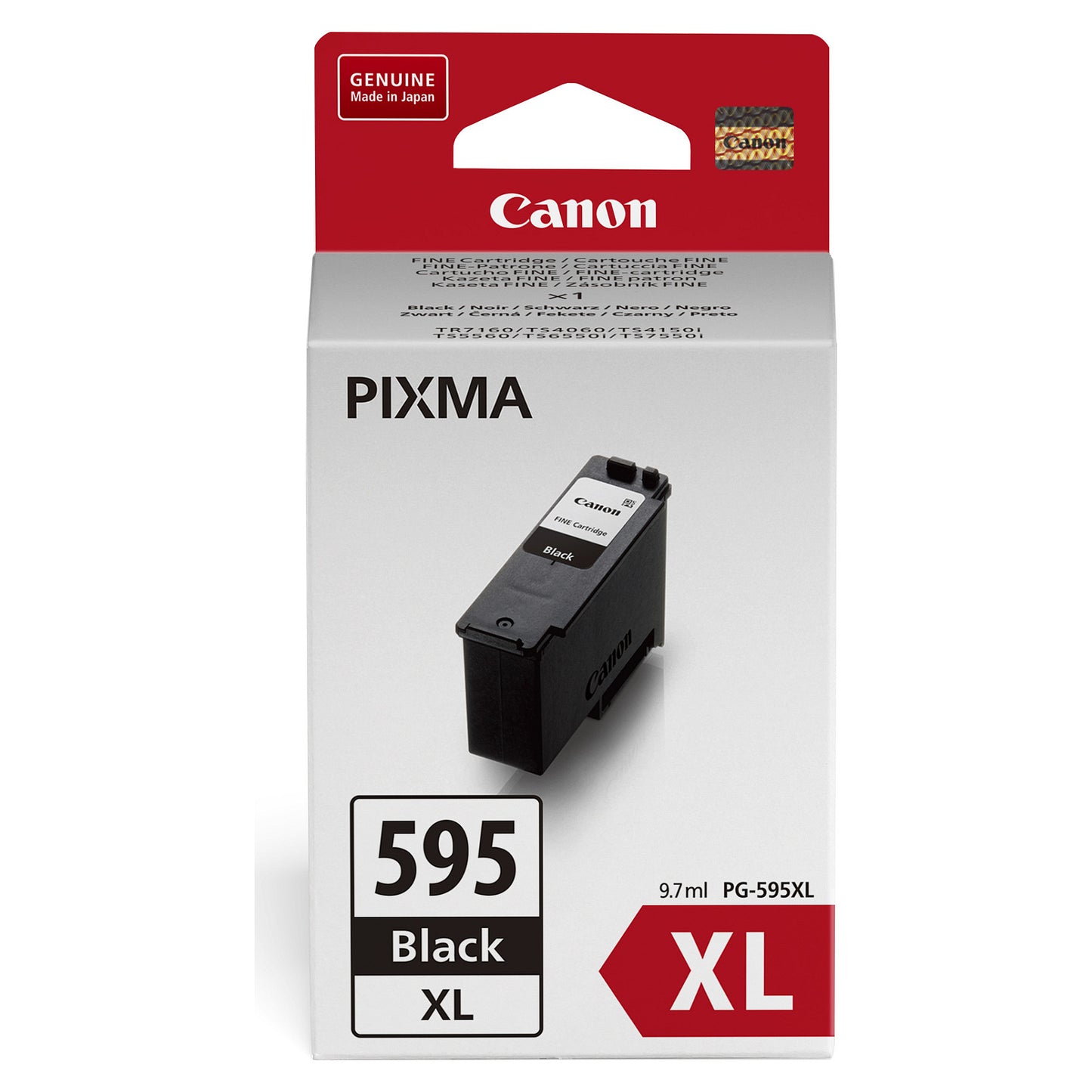 Canon PG 595XL 7170C001 Schwarz Tintenpatrone XL ca 300 Seiten