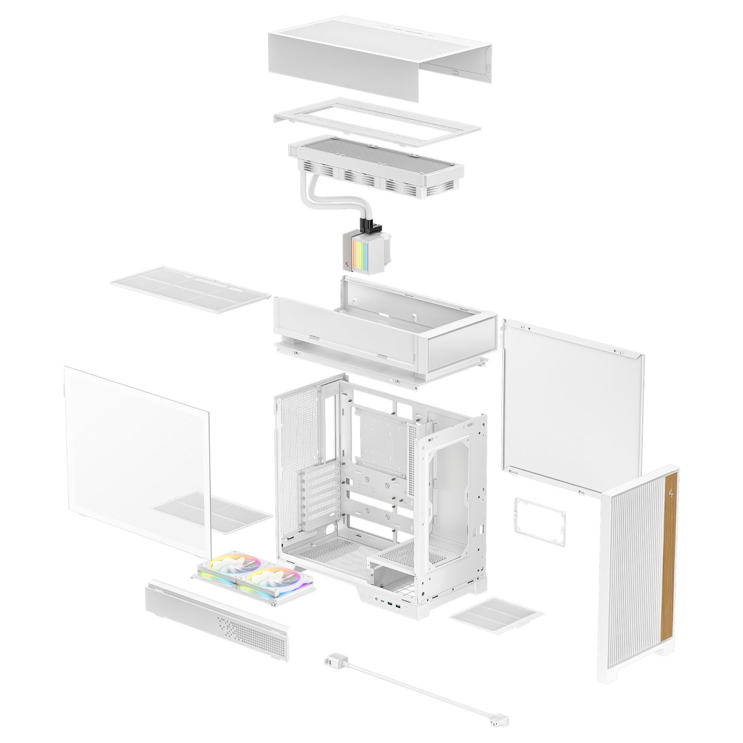 DeepCool CL6600 WH ATX 360 AIO white
