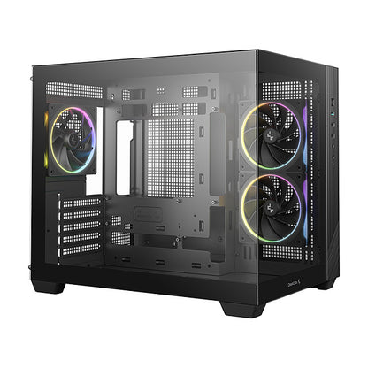 DeepCool CG330 3F Micro ATX Mini ITX ARGB Glas black