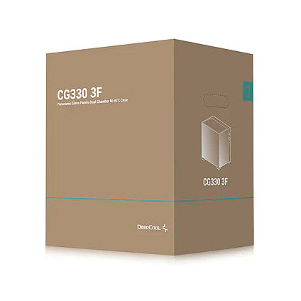 DeepCool CG330 3F Micro ATX Mini ITX ARGB Glas black