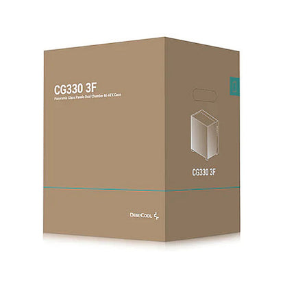 DeepCool CG330 3F Micro ATX Mini ITX ARGB Glas black