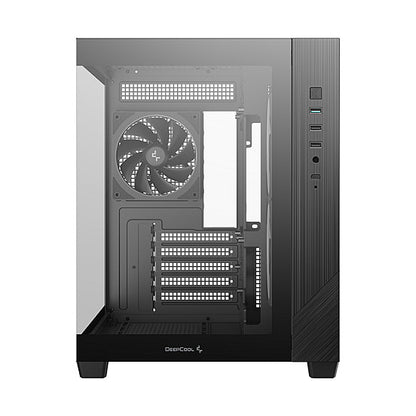 DeepCool CG330 3F Micro ATX Mini ITX ARGB Glas black