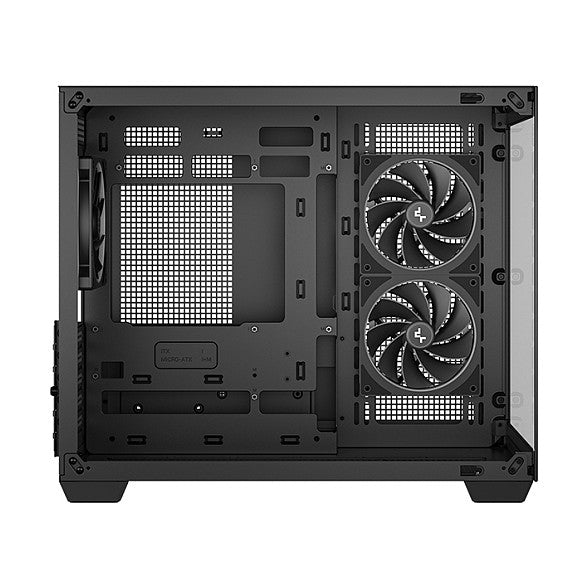 DeepCool CG330 3F Micro ATX Mini ITX ARGB Glas black